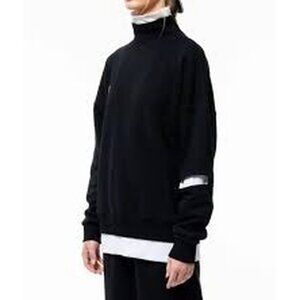 NWT New VHNY Bi-Layer Black White Cotton Sweatshirt Size XL